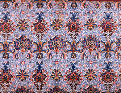 Wallpaper Design, 1877 (colour woodblock print on paper)