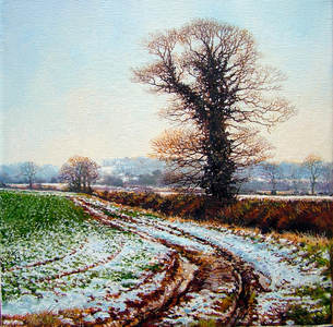 Snowtracks (oil)