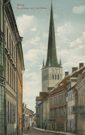 St Olaf's Church, Revel, Russia (colour photo)