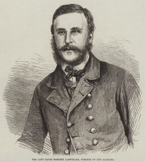 The late David Herbert Llewellyn, Surgeon of the Alabama (engraving)