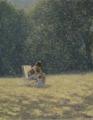 Summer Sunlight (oil on canvas)