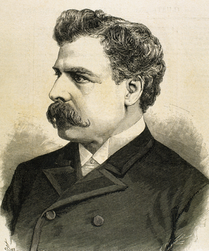Julio Herrera Obes (1841-1912), Uruguayan politician, Portrait (engraving)