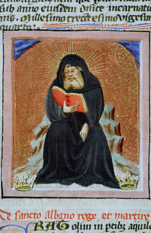 Ms Gen 1111 Page from the 'Legenda Aurea', Bruges, c.1400-10 (vellum)