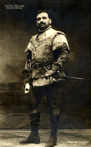 Enrico Caruso as Vasco