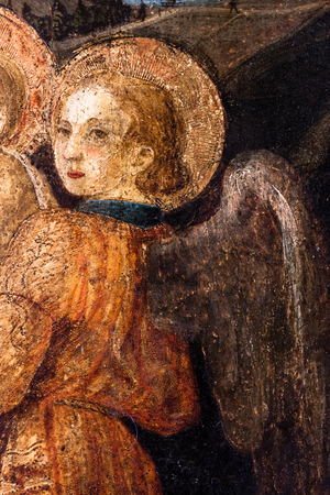 Ange XVIe siecle (Tempera on wood)