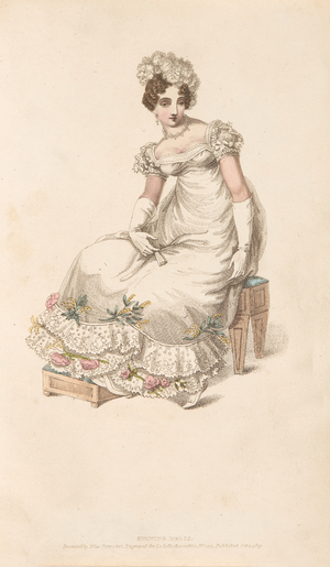 Evening Dress, 1819 (print)