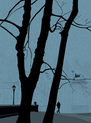 Third Avenue Entrance, Prospect Park (digital art)