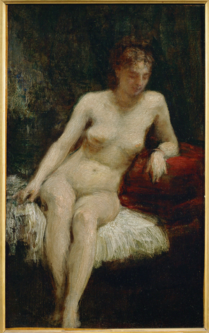 Nude (painting on canvas)
