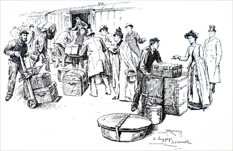 A busy platform.