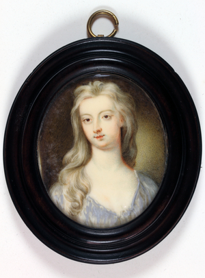 Lady Catherine (Katherine) Hyde, Duchess of Queensberry (enamel)