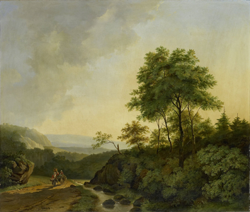 View in the Harz Mountains, 1840 (oil on canvas)