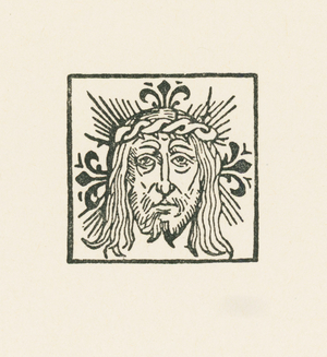 The Head of Christ, 1493 (woodcut)