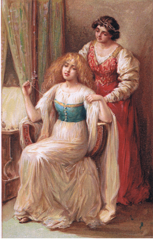 Desdemona, 1900's (colour litho)