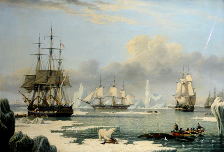 Whalers in the Arctic	1820-49, c.1830 (oil on canvas)