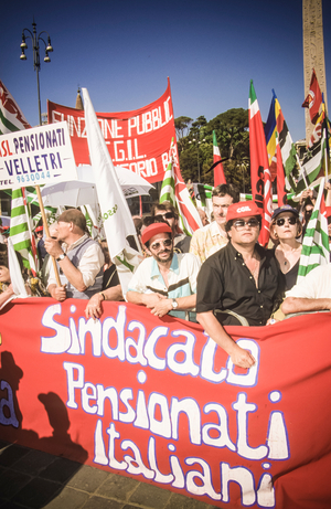 Demonstration against terrorism, 25th may, 1999 (photo)