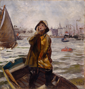 Pilot Boy At Bergens Våg (Bay), 1905 (painting)