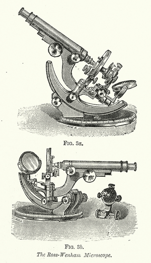 The Ross-Wenham Microscope (engraving)