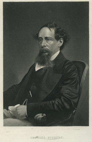 Charles Dickens, c.1865 (mezzotint)
