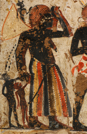 Detail of women Nubians being received by Huy and his brother Amenhotep, women with c…, 2007 (photo)