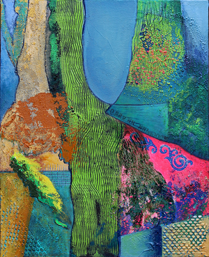 Totem#3, 2012 (acrylic on canvas)