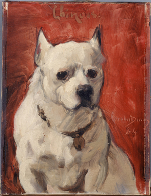 The Chinese dog, 1884 (oil on canvas)