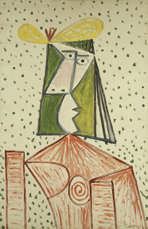 Portrait of Dora Maar (Head of a Woman); Portrait de Dora Maar (Buste de Femme), 1944 (oil on canvas)