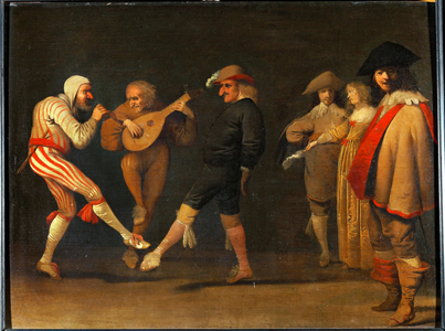 Dancing Comedians, 1630 (painting)