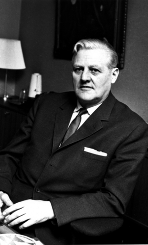 Oslo: Politician John Lyng (1905-1978). Norwegian Prime Minister 28.08.1963 - 25.09.1963. …, 1960 (photo)