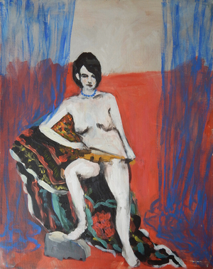 The Violin, 2014 (acrylic on canvas)