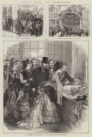 Royal Visit to Birmingham (engraving)