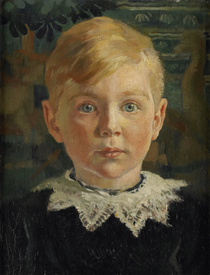 Youth portrait of Joseph Luns, 1914-1915 (oil on canvas)