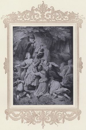 Madchen Im Walde, Der Getreue Eckart (litho)