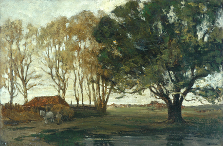 Autumn in Sussex (oil on canvas)