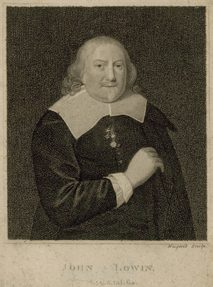 John Lowin, actor (engraving)