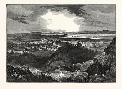 View of Edinburgh from Arthur's Seat, UK