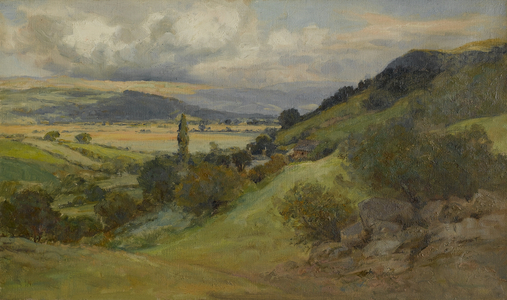 Tal-y-Bach, Conway Valley, early 20th century (oil on canvas)
