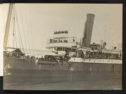 View of 'Komagata Maru', 1914 (b/w photo)
