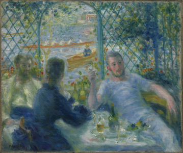 Lunch at the Restaurant Fournaise (The Rowers' Lunch), 1875 (oil on canvas)
