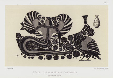 Decoration from a Corinthian alabastron (litho)