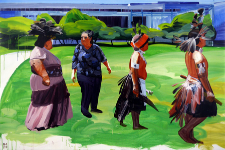 Le nouveau monde, 2011 (acrylic on canvas)