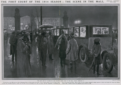 The First Court of the 1914 Season (litho)