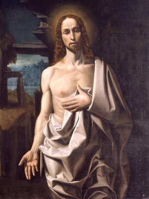 The Risen Christ (oil on canvas)