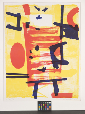 Untitled, 1954 (colour lithograph)