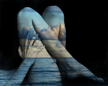 Legs sea, 2022 (digital mixed media)