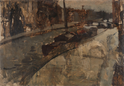 Prinsengracht near Lauriergracht, 1880-1923 (oil on canvas)