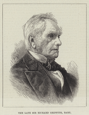 The late Sir Richard Griffith, Baronet (engraving)