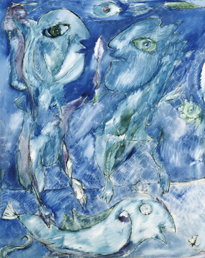 The Blue Hour, 1974 (oil on canvas)