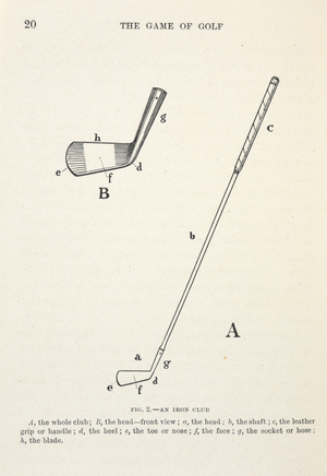 An Iron Club - A golf club