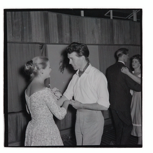 Publicity Club Christmas Party at Donovan Maule Theatre, 22nd December 1958 (b/w photo)