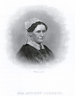 Mrs Andrew Johnson (engraving)